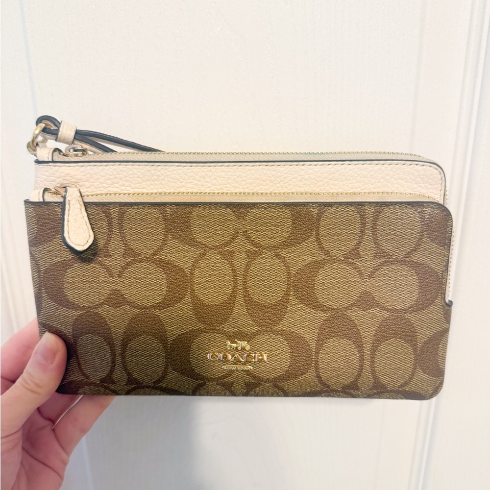 COACH Double Zip Wallet